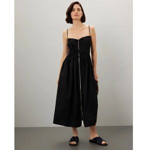 Rosetta Getty x RTR Black Bow Tie Dress, Size: 6